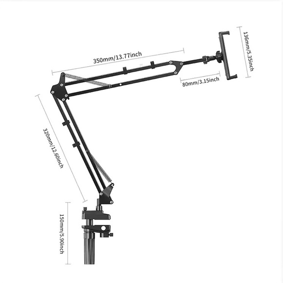 iPhone iPad Smartphone Tablet Holder Stand Shelf Desk Table Student 360 - Picture 2 of 7